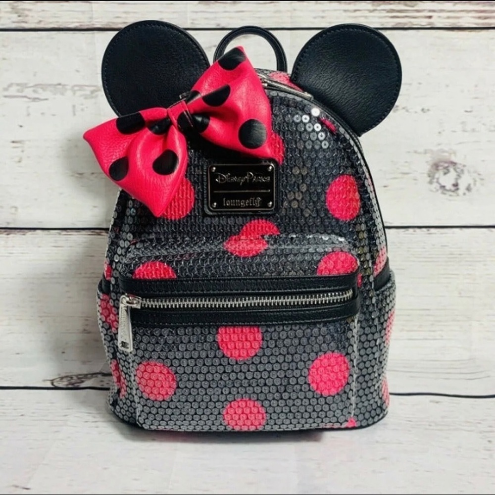 Minnie Polkadots Sequence Backpack - Picture 3 of 8